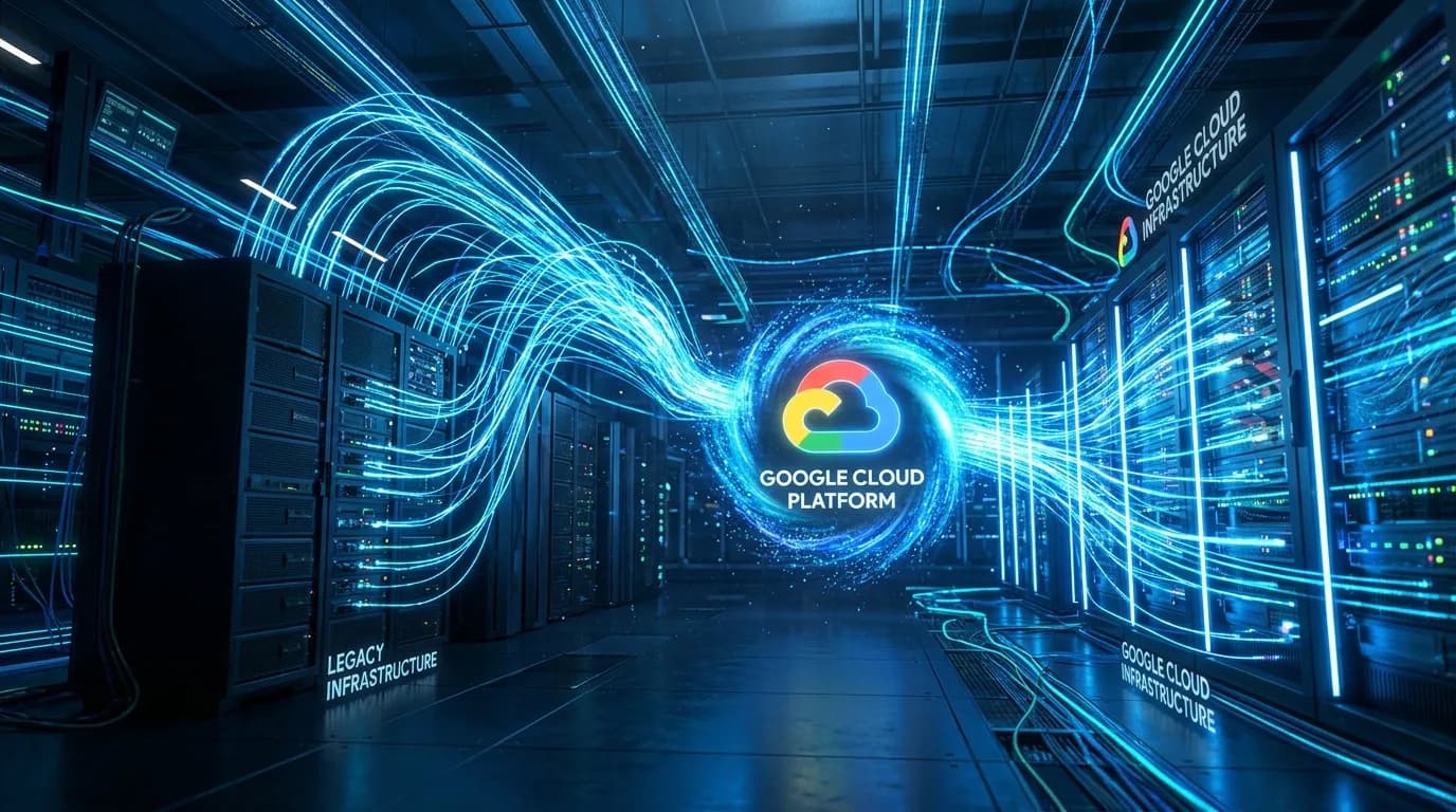 Migrando cargas de trabalho legadas para Google Cloud — Banco ABC